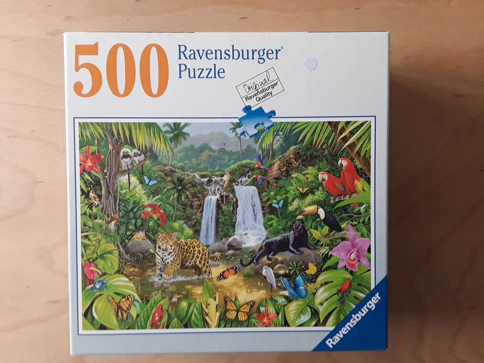 Puzzle 500 Teile Ravensburger Dschungel vollständig in Schopfheim