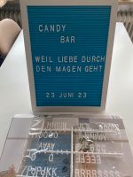 Letterboard Hochzeit Candy Bar Schild München - Berg-am-Laim Vorschau