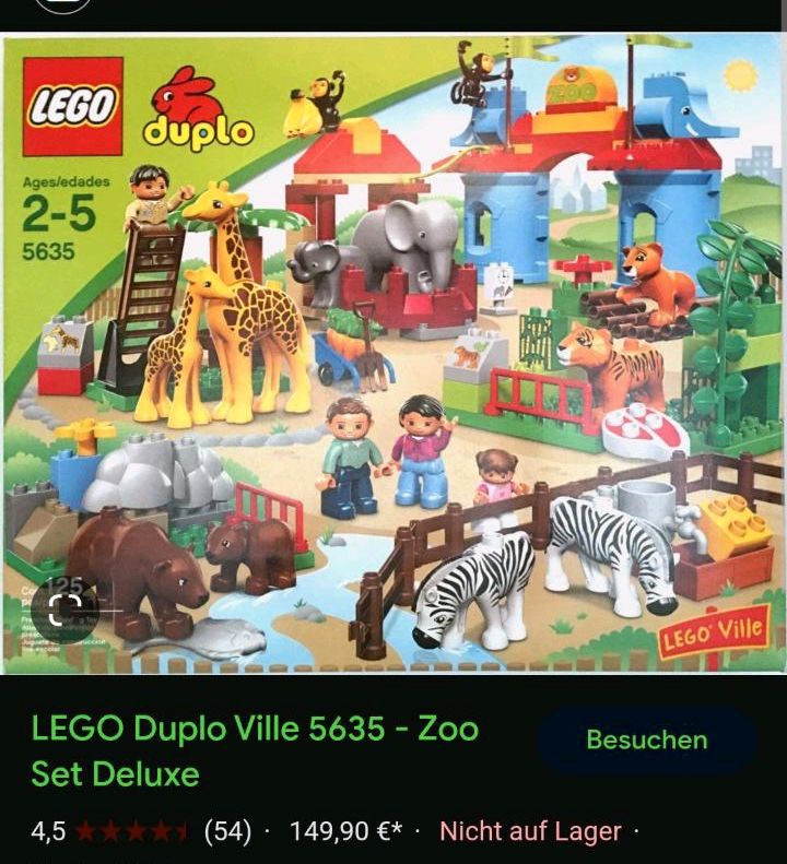 Lego Duplo Zoo 5635 in Sachsen - Auerbach (Vogtland) | Lego & Duplo günstig  kaufen, gebraucht oder neu | eBay Kleinanzeigen ist jetzt Kleinanzeigen