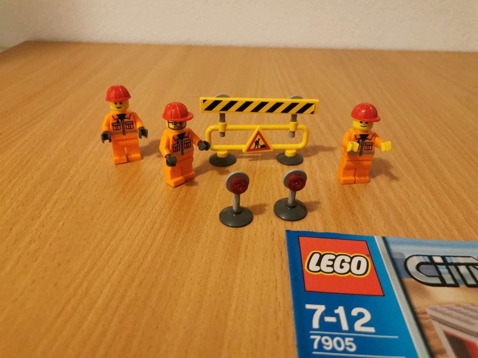 Lego 6600 Baustelle Highway Construction + Lego City Bauarbeiter in Reisbach