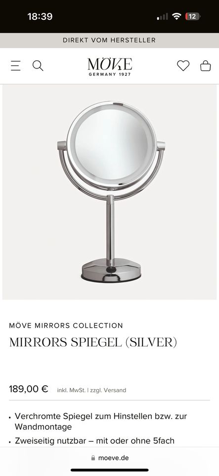 MÖVE Mirrors Spiegel Silber (silver)