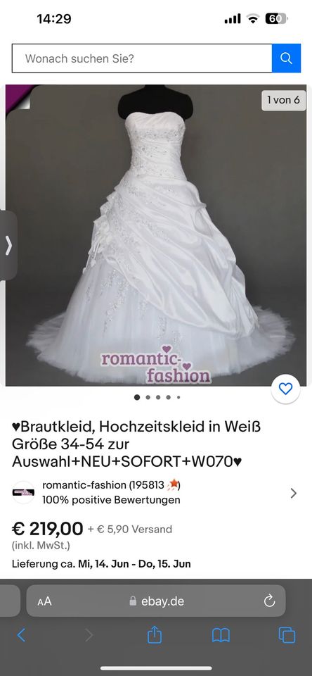 Brautkleid in Kreuztal