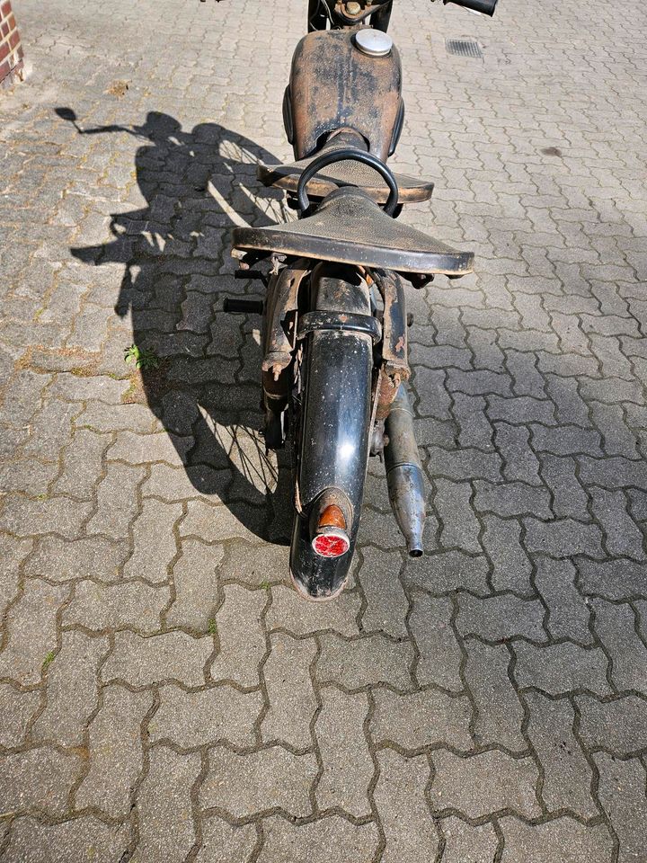 MZ 125 - 3 Motorrad Oldtimer in Heeslingen
