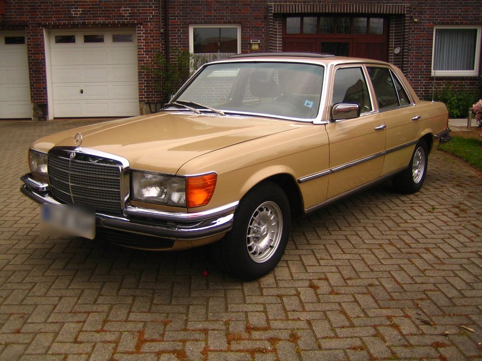 Mercedes 350 SE W116 Schweizer Erstauslieferung, 3. Hand, 09/1972 in Syke