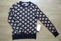 Boss Pullover 34 schwarz camel Schurwolle  geometrisches Muster Dortmund - Persebeck Vorschau