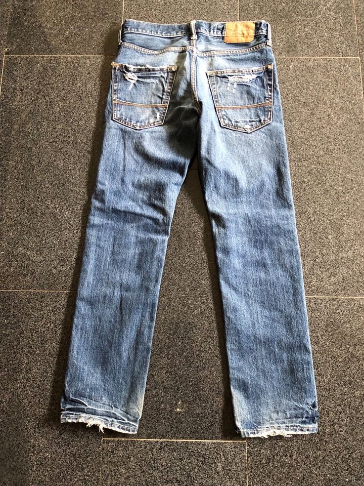 ❌ ABERCROMBIE & FITCH Marken JEANS Hose Gr.W28 L30 LowRise Skinny in Erfurt