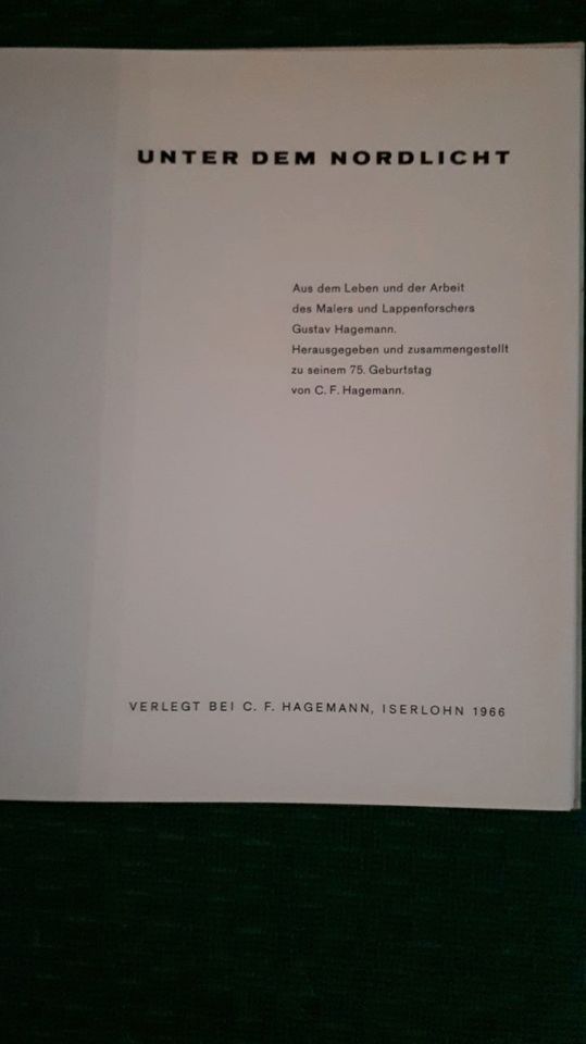 Unter dem Nordlicht Gustav Hagemann 1966 in Neuburg (Nordwestmecklenburg)