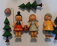 Alte Lampion Kinder Bäume je 15cm groß Erzgebirge DDR Baden-Württemberg - Müllheim Vorschau