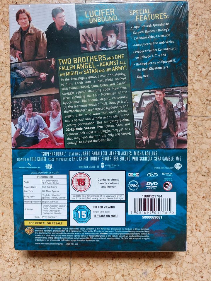 Supernatural Staffel 5 auf DVD in Bad Wünnenberg