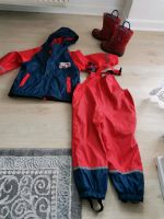 Matschhose mit Jacke (92-98) und Stiefel (25-26) Nordrhein-Westfalen - Minden Vorschau