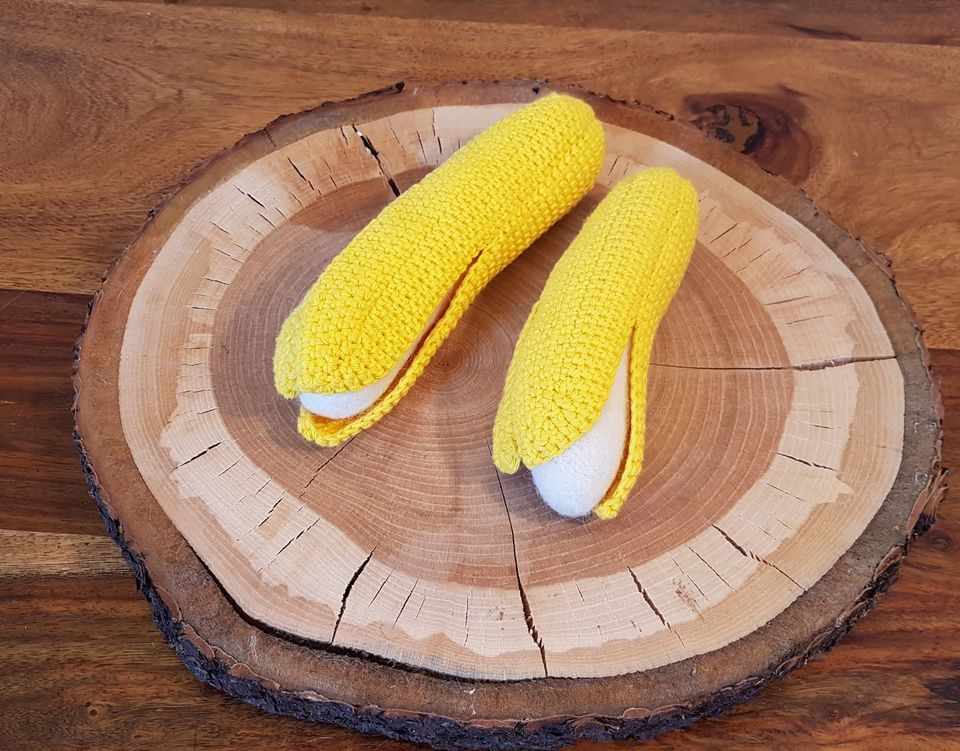 NEU XL Obst gehäkelt Banane Kaufladen Waldorf Art Montessori in Herne