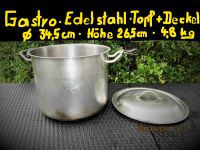 Gastro - Edelstahl - Topf - mit Deckel - mit Thermoboden - 4,8kg Niedersachsen - Lemgow Vorschau