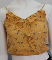 Gr. XXS-XS (32/24) Top Shirt gelb mit Blüten Schleswig-Holstein - Hohenwestedt Vorschau