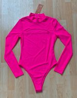 Langärmliger Cut Out Body Einteiler Neon Pink Hessen - Hilders Vorschau