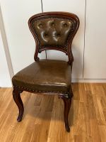 Antiker Chesterfield Stuhl, Leder, ü. 100 Jahre alt, 1A renoviert Sendling - Obersendling Vorschau