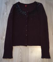 Esprit Pailletten Cardigan, Bordeaux, 35% Angora- BwAnteil~ Schleswig-Holstein - Leck Vorschau