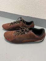 braune vintage retro Puma Schuhe Hessen - Rüsselsheim Vorschau