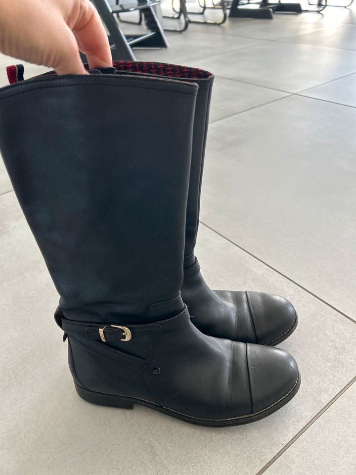 Tommy hilfiger Stiefel w Neu 39 schwarz in Babenhausen