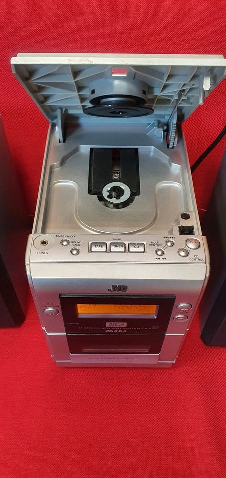 JVC Micro HiFi-Anlage CA UX-S1 CD Tape Tuner Fernbedienung ä in Halle