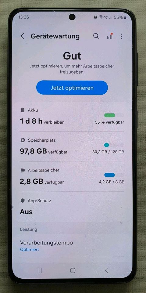 Samsung Galaxy S21 5G 128GB in Phantom Gray in Heide