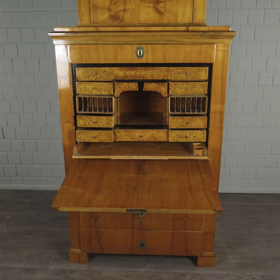 20427 Sekretär Schreibtisch Biedermeier 1840 Kirschbaum Antik in Nordhorn