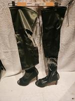 Buffalo Overknees Stiefel TY Satin in Größe 37 in Olive Nordrhein-Westfalen - Viersen Vorschau