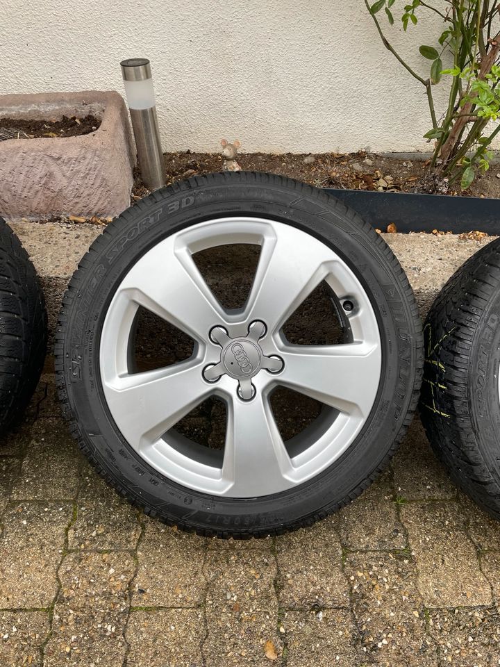 Audi A3 Felgen mit Winterreifen in Niefern-Öschelbronn