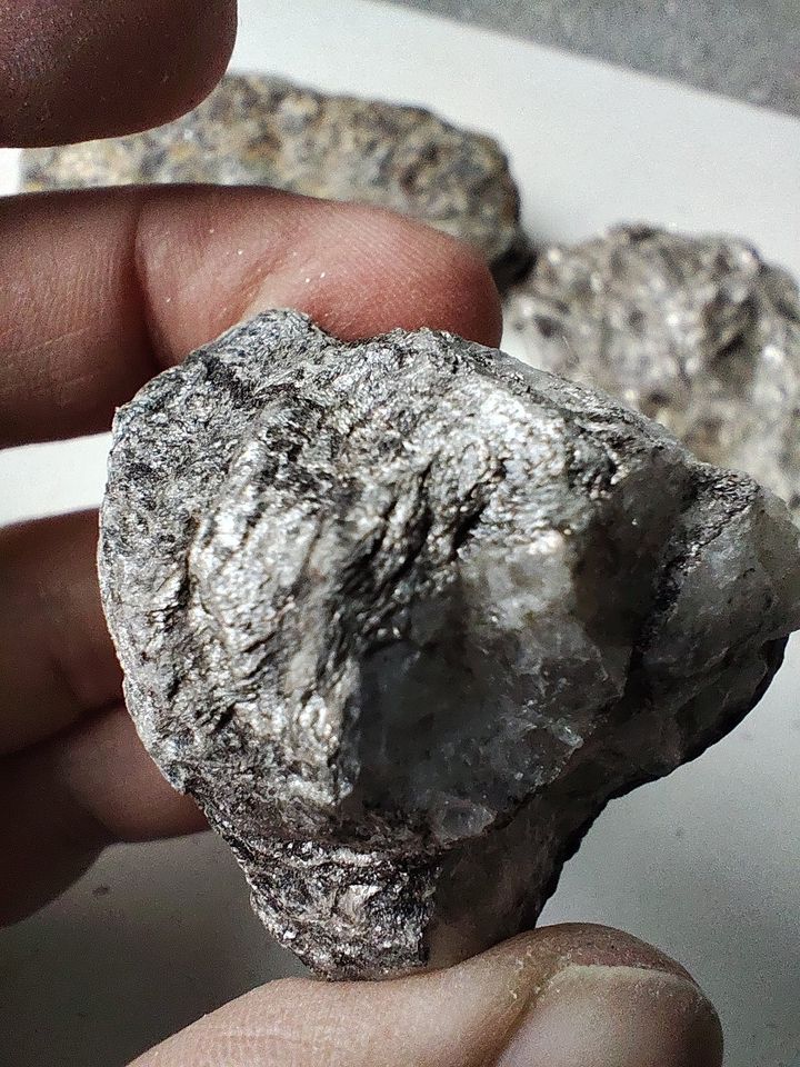 8x Glimmer, Muskovit, Glimmerschiefer Mineralien MineralSteine in Creußen