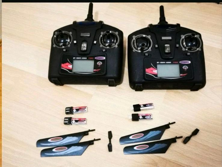 80€ 2x Rc Helikopter E-rix 100 Pro 2,4 GHz  heli in Gütersloh