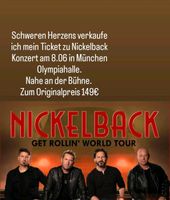 Konzertticket Nickelback Kr. München - Gräfelfing Vorschau