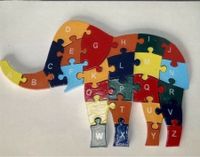 Holzpuzzle Elefant / Holz Puzzle / Elephant Neuhausen-Nymphenburg - Neuhausen Vorschau