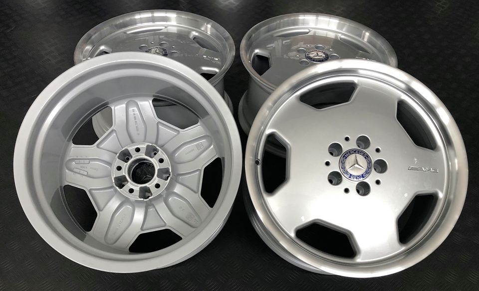 AMG Monoblock 2 8+9x18 Mercedes W210 SL 129 202 CLK 208 Alufelgen in Ebrach