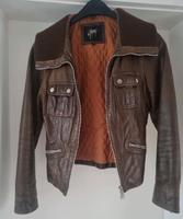 Lederjacke Bikerjacke Gipsy Braun Used Look Bayern - Ebermannsdorf Vorschau
