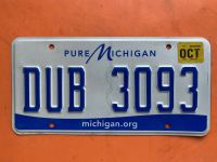 US-License Plate Michigan DUB3094 Bayern - Hohenwart Vorschau