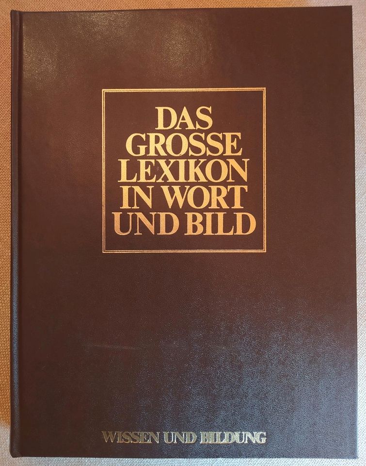 13 x Sammelbände Lexika - Das große Lexikon in Wort und Bild in Hohenahr