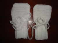 Baby Handschuhe, Fauster, weiß Sachsen - Bischofswerda Vorschau