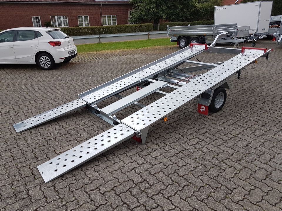 Pongratz L-AT 350 G-K 1,5t Autotransportanhänger kippbar in Lüdersfeld