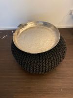 pouf sitzkissen tisch schwarz ca 70 cm durchmesser, ca 35 cm hoch Frankfurt am Main - Sachsenhausen Vorschau