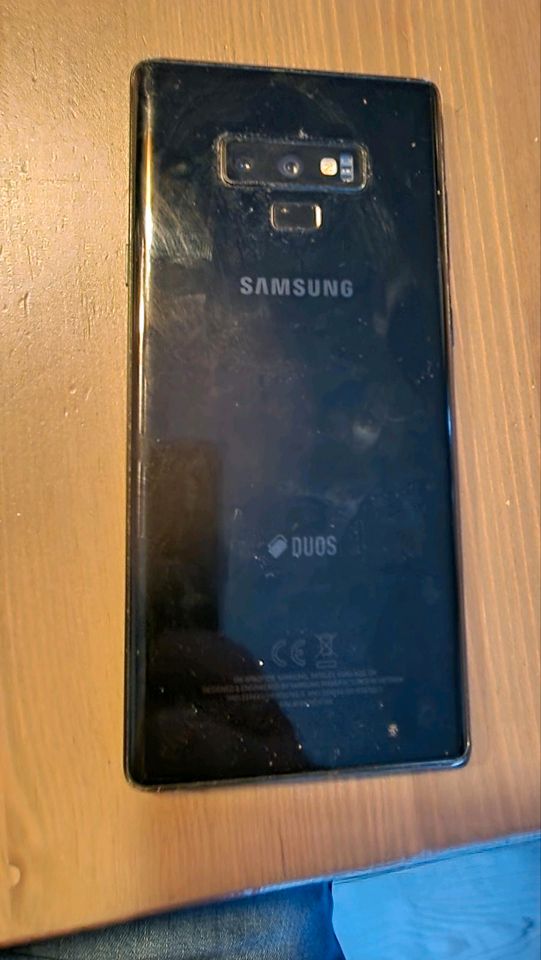 Verkaufe Samsung note 9 128gb duo SIM 6Gb Ram in Wutha-Farnroda