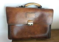 Retro Ledertasche in cognacfarben mit 3 Innnenteilen Hessen - Schenklengsfeld Vorschau