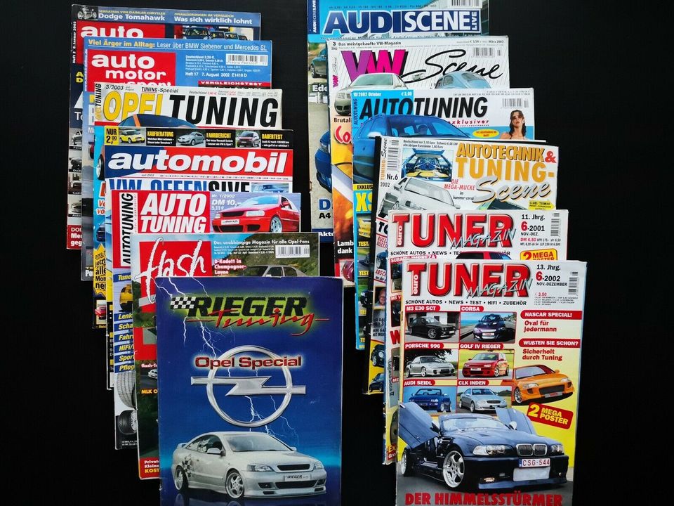 Tuning Magazine von VW, Audi, Opel aus 2001-2003 in Schwerin