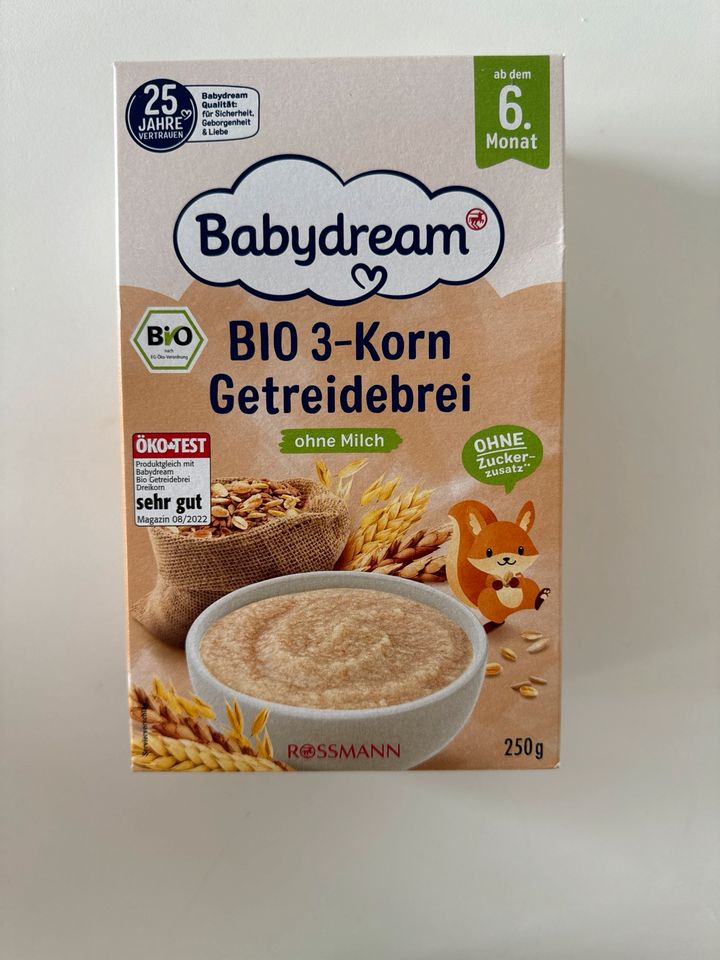 Neu Babydream Getreidebrei 3 Korn Zu verschenken in Leopoldshöhe