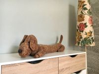 Vintage großer XL Türstopper Hund Dackel Leder 90 cm Niedersachsen - Cuxhaven Vorschau