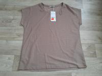 Two by Two Damen Oberteil T-Shirt sandfarben silber Glitzer Gr. L Bayern - Mitterteich Vorschau