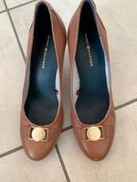 Tommy Hilfiger beige- braune Lederpumps Gr. 39 Hessen - Kriftel Vorschau