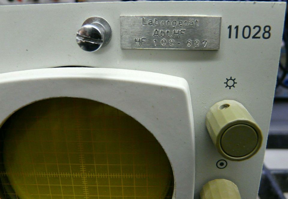 Oszilloskop SM50 RFT 11028 Oszi Anzeige Scope Clock Messtechnik in Geist