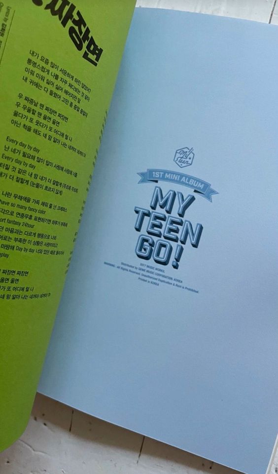 K-POP Mini Album My Teen Go!  My Teen Booklet in München