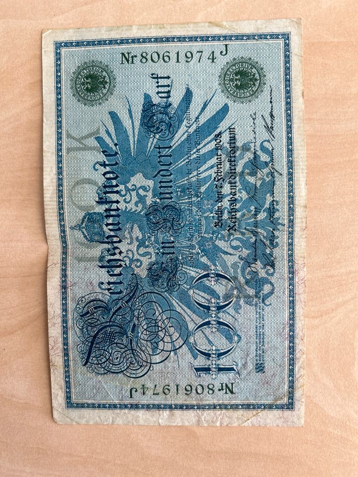 Reichsmark Banknoten in Velbert