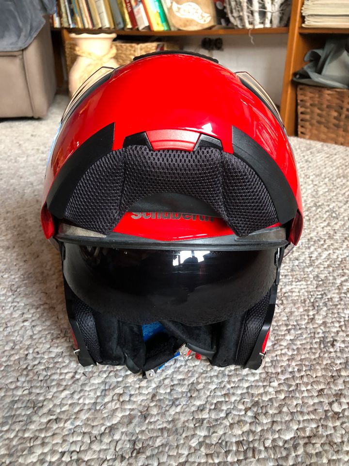 Schuberth Helm C3 in rot Gr 64/65 in Ebelsbach