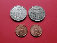 Mauritius Münzen Rupie 1956 und 1978 Elisabeth II + 2 x 5 Cent München - Sendling Vorschau